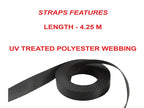 Ratchet Tie-Down S-Hooks 5m