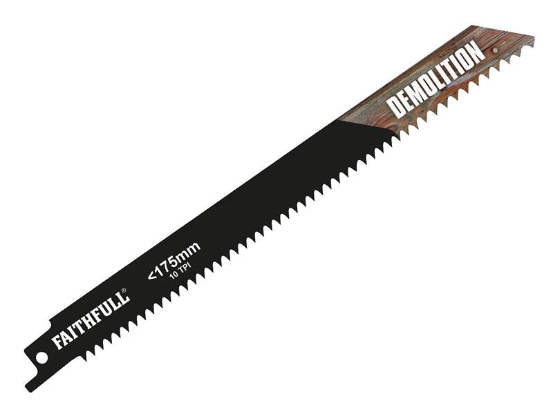 S922HF Bi-Metal Sabre Saw Blade Demolition 150mm 10 TPI (Pack 5)