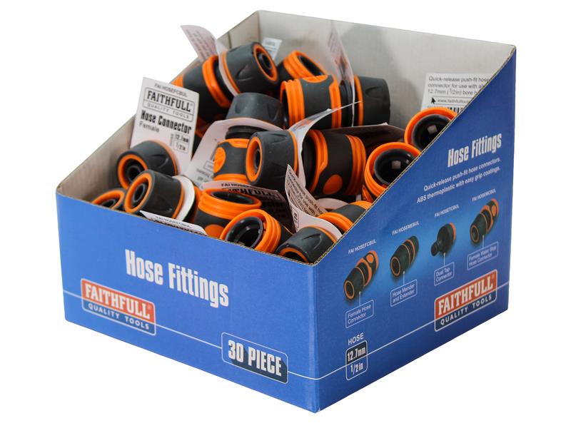 Plastic Female Hose Connector (Box 30)                                          