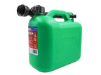 Plastic Fuel Can Green 5 litre                                                  