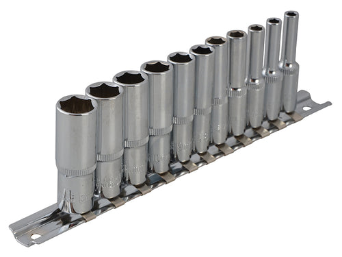 1/4in Drive Deep Socket Set, 11 Piece                                           