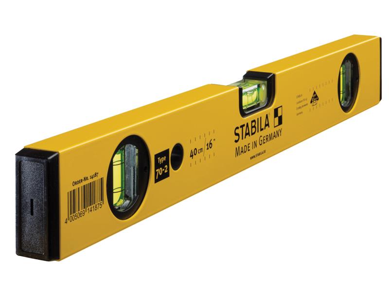 70-2 Double Plumb Spirit Level Pack 60cm, 120cm & 180cm
