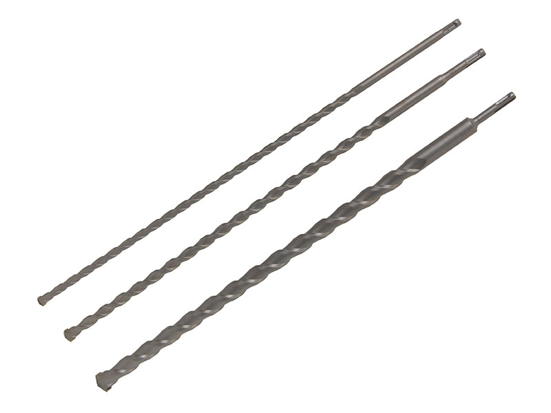 SDS Plus Drill Bit 600mm Set, 3 Piece                                           