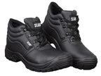 4 D-Ring Chukka Safety Boots Black UK 9 EUR 43