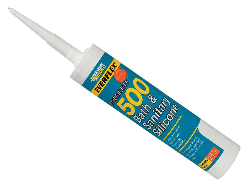 500 Bath & Sanitary Silicone Sealant Manhattan Grey 290ml                       