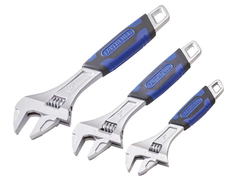Adjustable Spanner Set, 3 Piece                                                 