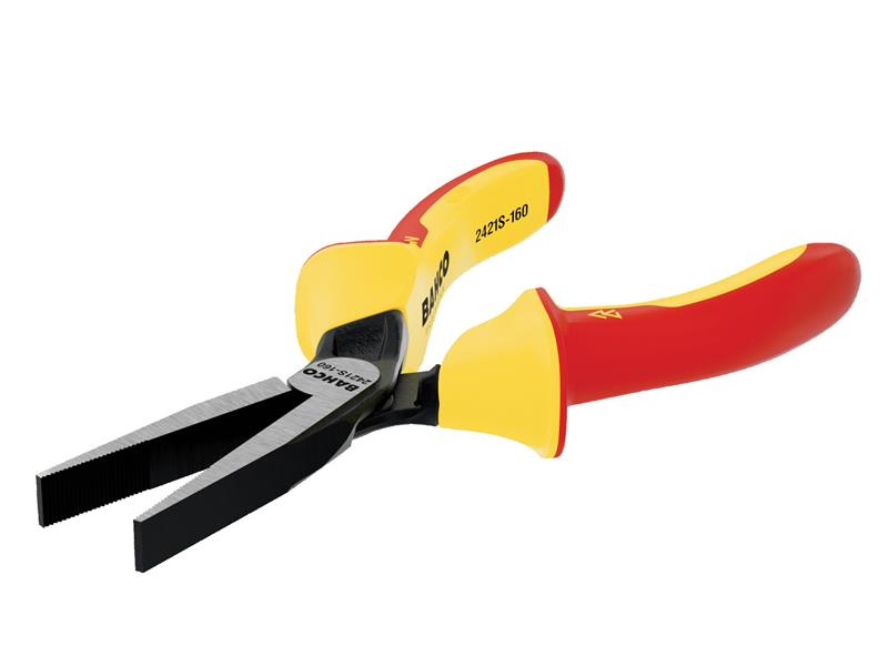 2421S ERGO™ Insulated Flat Nose Pliers 160mm (6.1/4in)