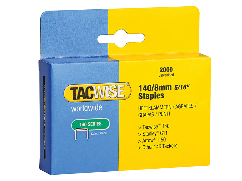 140 Heavy-Duty Staples (Type T50  G) Selection (Pack 4400)