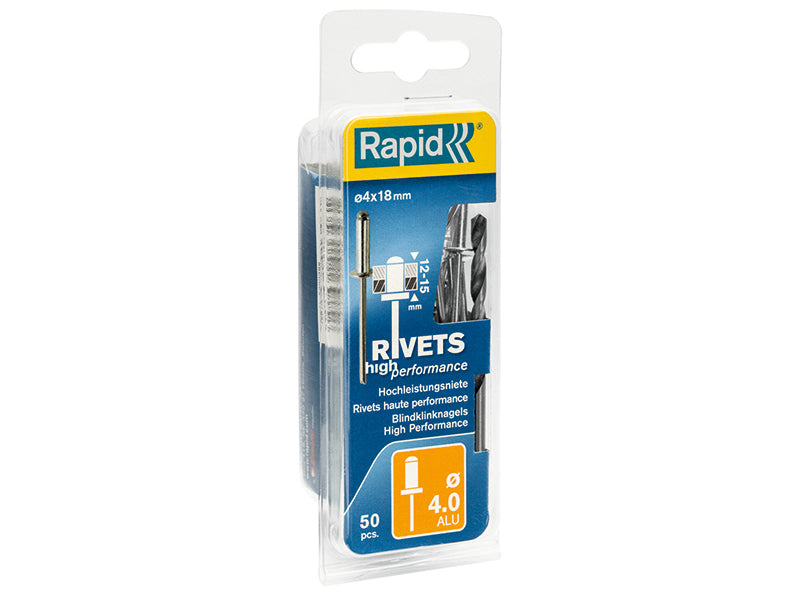 High Performance Rivets 4.8 x 25mm Blister of 50