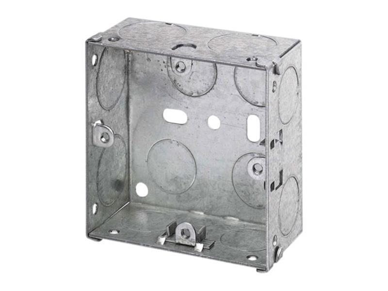 Metal Back Box 1-Gang 25mm                                                      