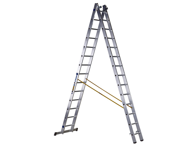 D-Rung Combination Ladder 3-Part 3 x 14 Rungs