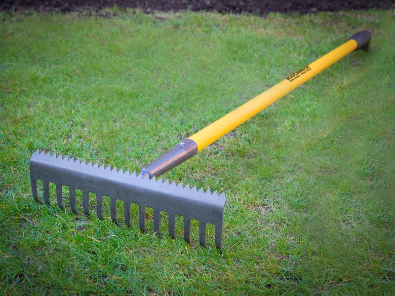 Sharp-Edge Soil Rake