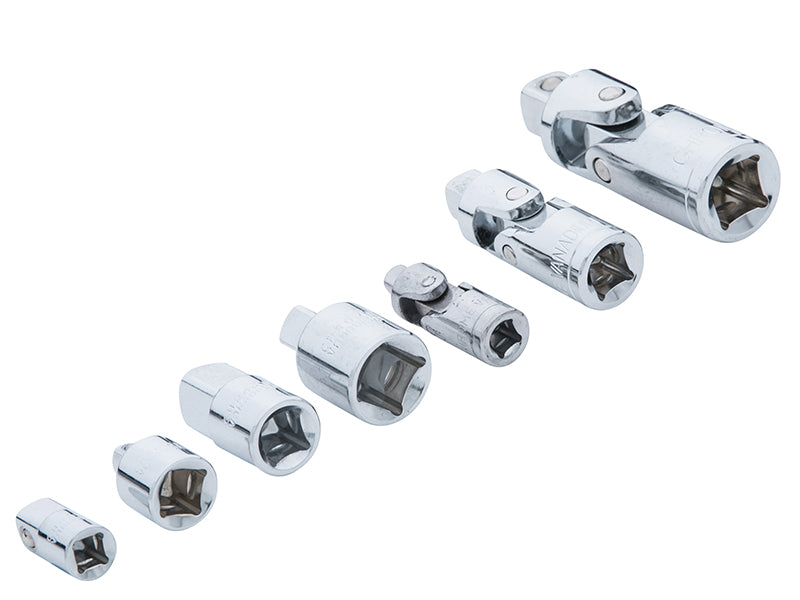 Universal Joint & Adaptor Set, 7 Piece                                          