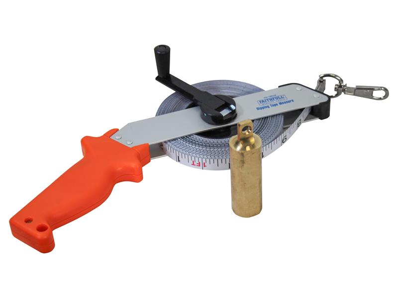 Dipping Tape Measure with Weight 30m/100ft                                      