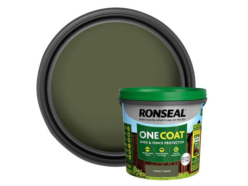 One Coat Shed & Fence Protection Tudor Black Oak 5 litre