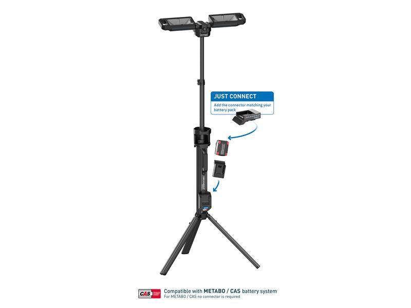 TOWER 5 CONNECT Floodlight with Integrated Tripod 18V Bare Unit