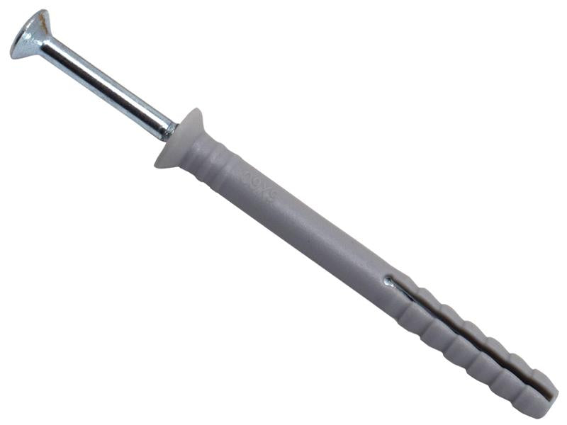 Nylon Hammer-In Fixing 8 x 80mm (100)