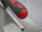 Notched Trowel V 3mm Soft Grip Handle 11 x 4.1/2in                              