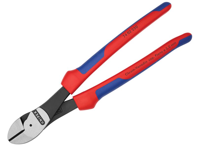 74 02 250 High Leverage Diagonal Cutters Multi-Component Grip 250mm             