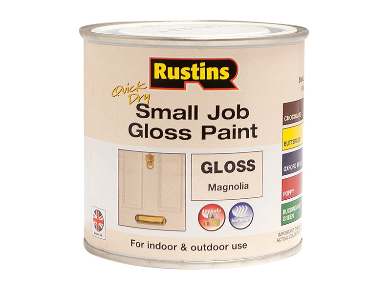Quick Dry Small Job Gloss Paint White 250ml
