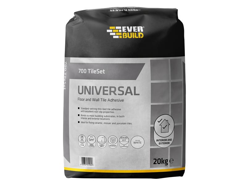 700 TileSet Universal White 20kg                                                