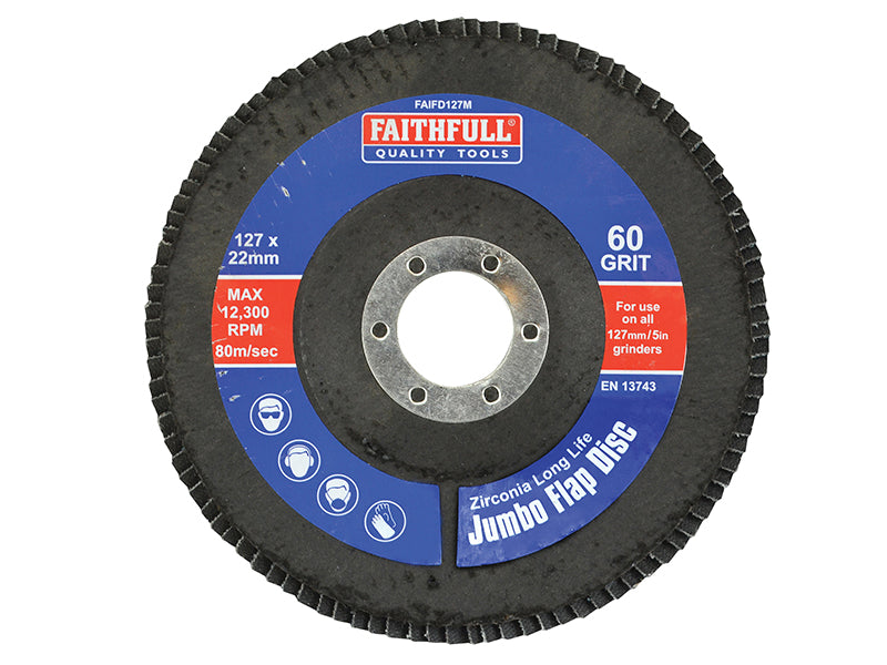 Abrasive Jumbo Flap Disc 127mm Medium