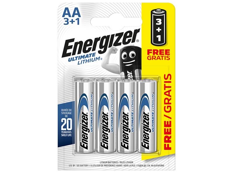 Ultimate Lithium AA x 3 +1 FOC S5715
