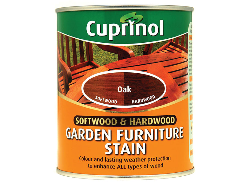 Softwood & Hardwood Garden Furniture Stain Oak 750ml                            