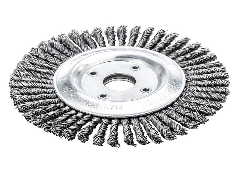 Pipeline Brush 48 Knots 178 x 22.2mm Bore Stainless Steel Wire