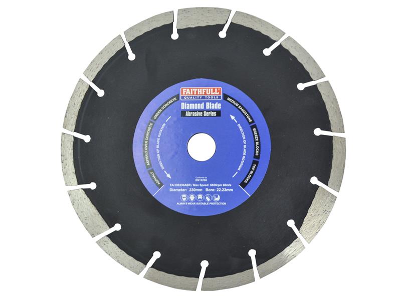 Abrasive Diamond Blade 230 x 22.23mm                                            
