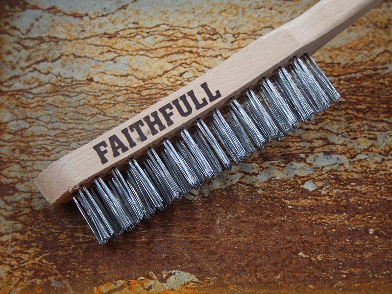 Heavy-Duty Scratch Brush, Three Row                                             