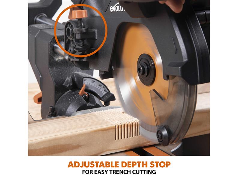 R185SMS-Li EXT Sliding Mitre Saw 18V Bare Unit                                  