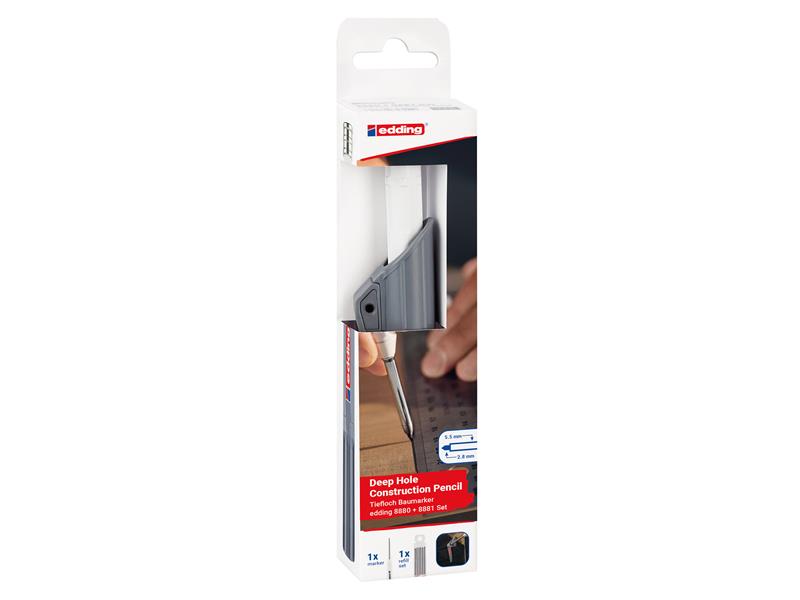 8880 Deep Hole Construction Pencil (Blister Packed)