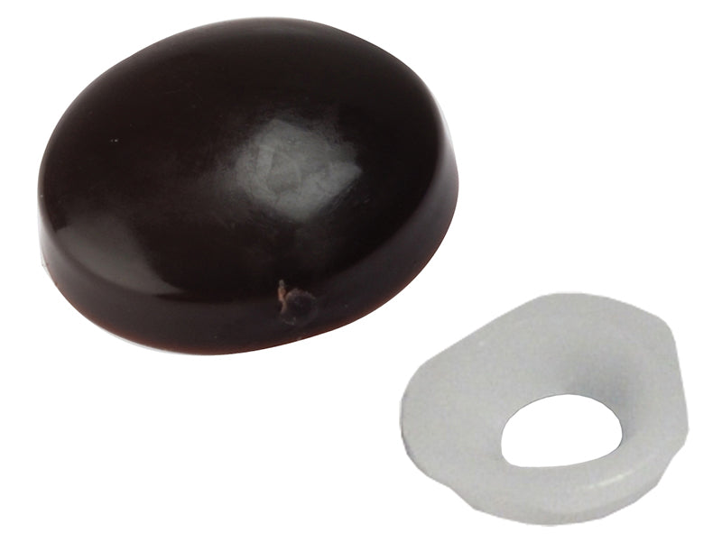 Domed Cover Cap Black No. 6-8 Bag 25                                            