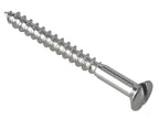 Multi-Purpose Screw SL Raised Head Chrome Plated 4.0 x 40mm ForgePack 20        