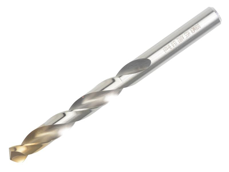 A002 HSS-TiN Coated Jobber Drill 9.50mm OL:125mm WL:81mm