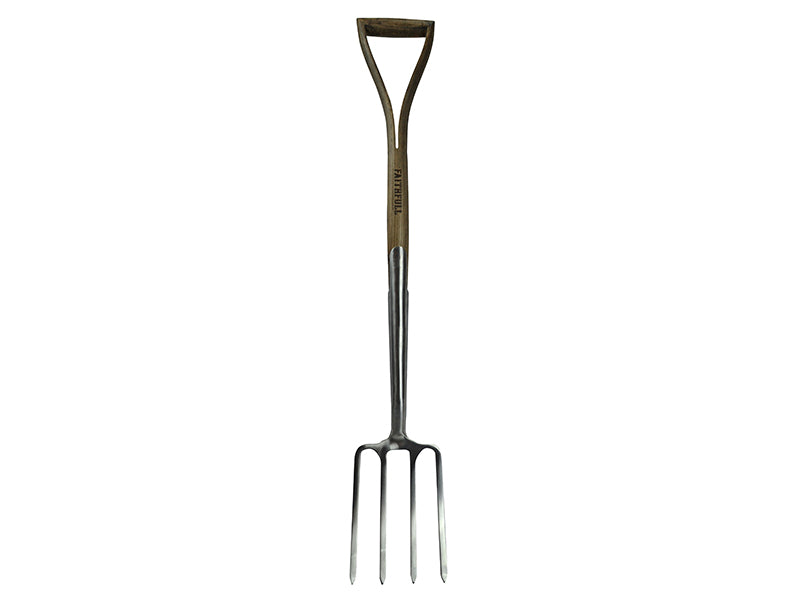 Prestige Stainless Steel Digging Fork Ash Handle                                