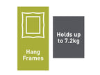 Picture Hanging Strips Set, Medium & Large (Pack 12)