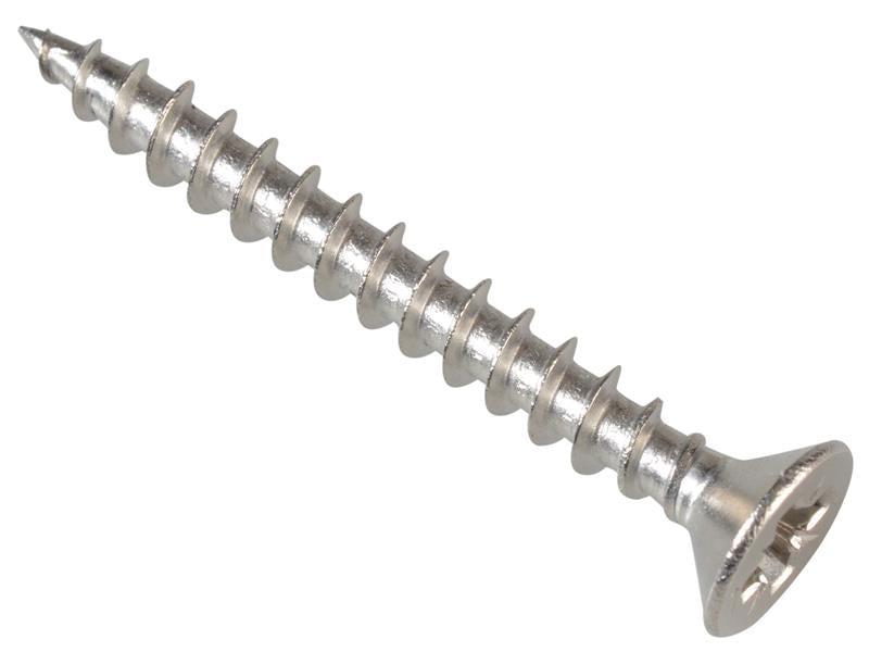 Multi-Purpose Pozi Compatible Screw CSK ST S/Steel 3.5 x 30mm Box 200           