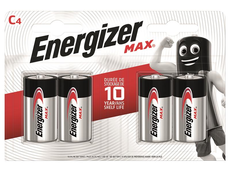 Max Alkaline Battery C x 4 S15274