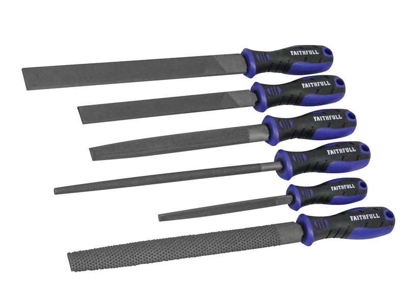 File and Rasp Set, 6 Piece                                                      