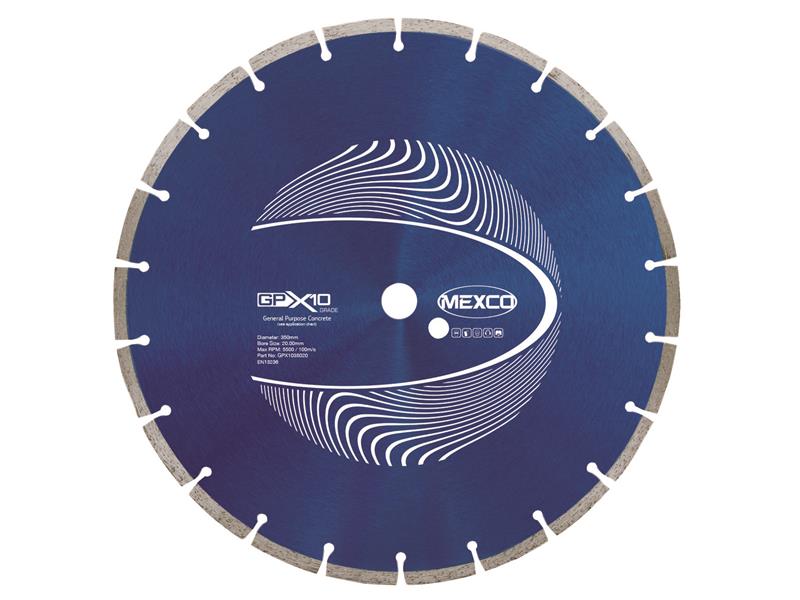 GPX10 Concrete Diamond Blade 350 x 25.4mm
