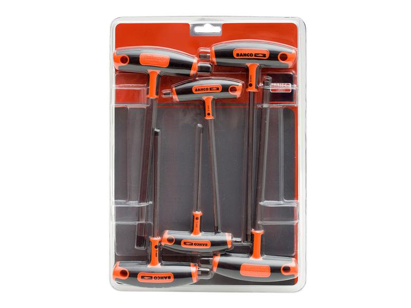 903T-1 T-Handle Hex Screwdriver Set, 6 Piece                                    