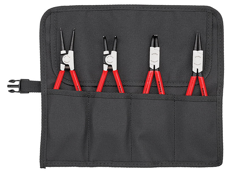 00 19 56 Circlip Pliers Set in Roll, 4 Piece                                    