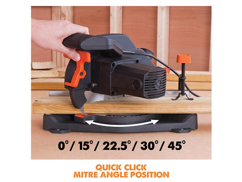 R210CMS Multi-Purpose Compound Mitre Saw 1200W 240V                             