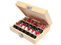 1/4in TCT Router Bit Set, 12 Piece                                              