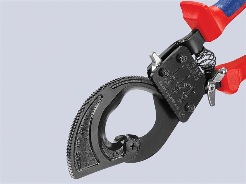 95 31 250 Ratchet Action Cable Cutter Multi-Component Grip 250mm                