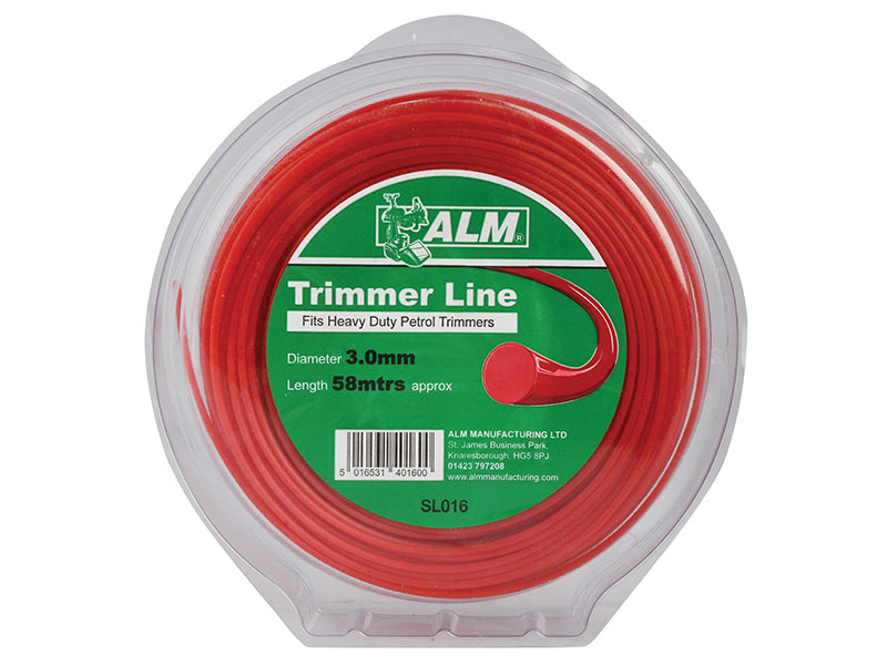 SL016 Heavy-Duty Petrol Trimmer Line 3mm x 58m                                  