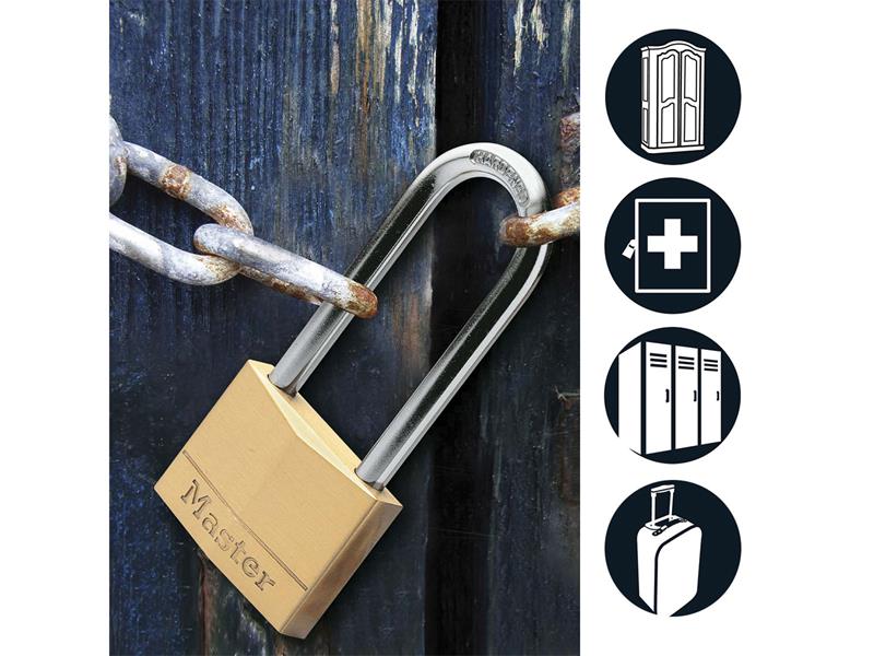 Solid Brass 70mm Padlock 6-Pin