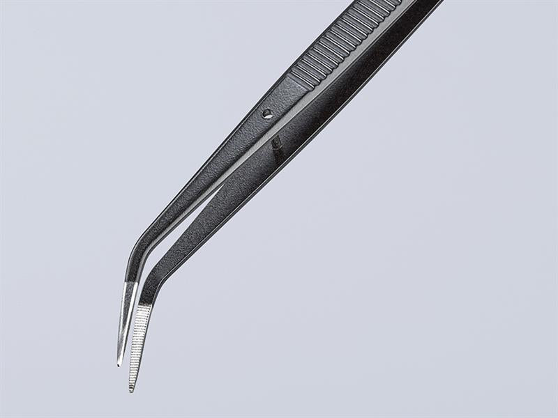 92 34 37 Universal Bent Nose Tweezers 155mm                                     